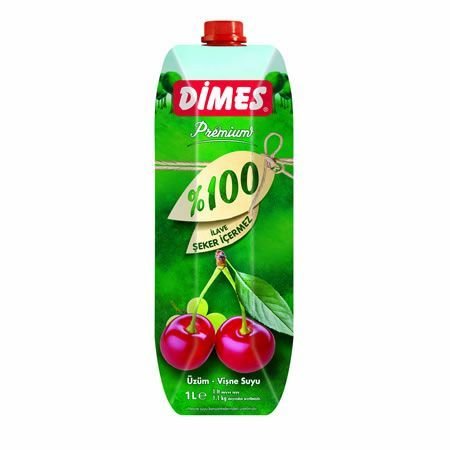 Dimes % 100 Üzüm Vişne Suyu 1 lt